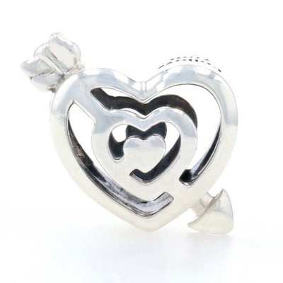Pandora Path to Love Charm Sterling 925 Hearts Arrow NEW Authentic  797814