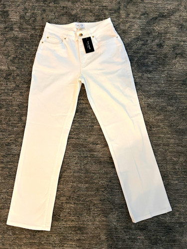 Kate Spade New York Straight Leg Jeans Womens 27 Fresh White NWT $228 KF779