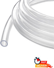 Clear Flexible PVC Tubing 10/13mm 3/8" ID 1/2" Hose Pipe Tube Roll
