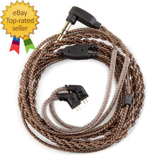 KZ CCA 2PIN IEM Earphone Cable 4 Core High-Purity Copper Twisted in Ear Monitor
