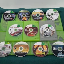 XBOX 360 VIDEO GAME LOT OF 11 WITH BLANK CASES