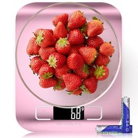 KüChenwaage Digital 10KG Edelstahl LCD Display FlüSsigkeitsmessung 1G