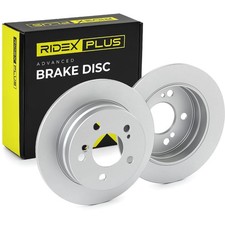 2x RIDEX PLUS Bremsscheiben Hinten passend für MERCEDES-BENZ 190 (W201)