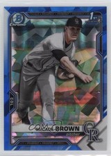 2021 Bowman Chrome Draft Sapphire Edition McCade Brown #BDC-59 15fy
