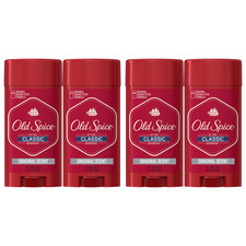 Old Spice Classic Men's Deodorant Solid Stick Original Scent 3.25 oz 4 Pack