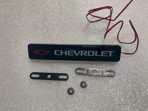 Chevrolet Chevy Logo LED Light Car Front Grille Name Badge Illuminated ...