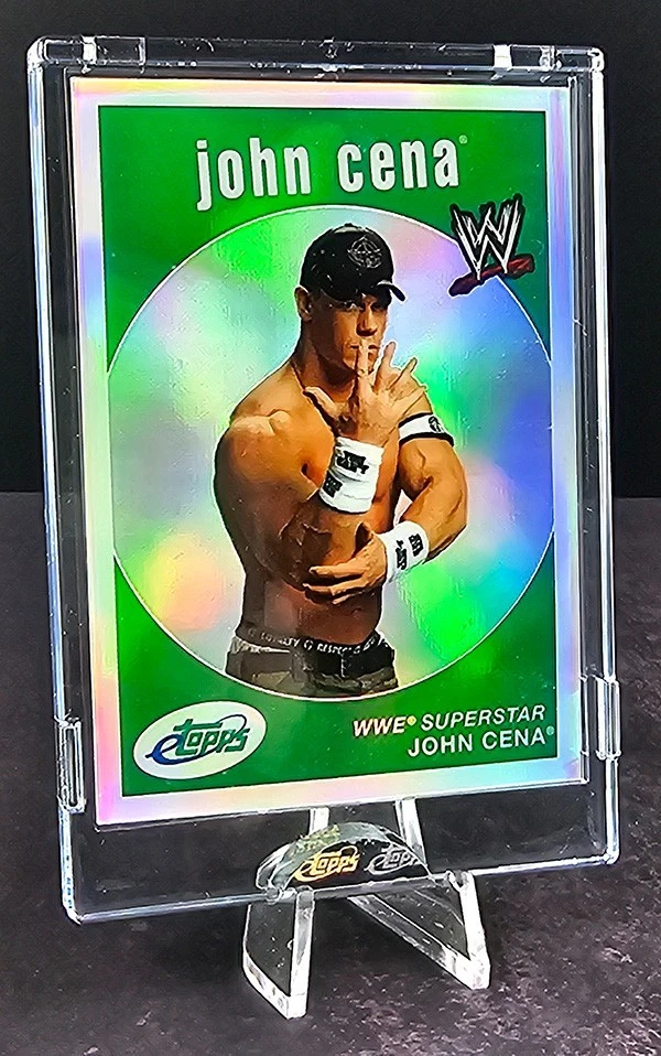 John CENA ~ 2007 Topps E-Topps WWE WCW HOF/999 retirado, solo quedan 5 partidos Foto 4 de 4