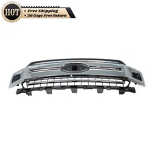 Silscvtt Front Radiator Chrome Grille Assembly JL3Z-8200-EA For Ford F-150 18-20