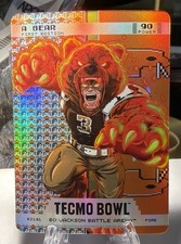 Bo Jackson Battle Arena Tecmo Bowl A BEAR End Zone Fire EZ131 - Bobby Hebert