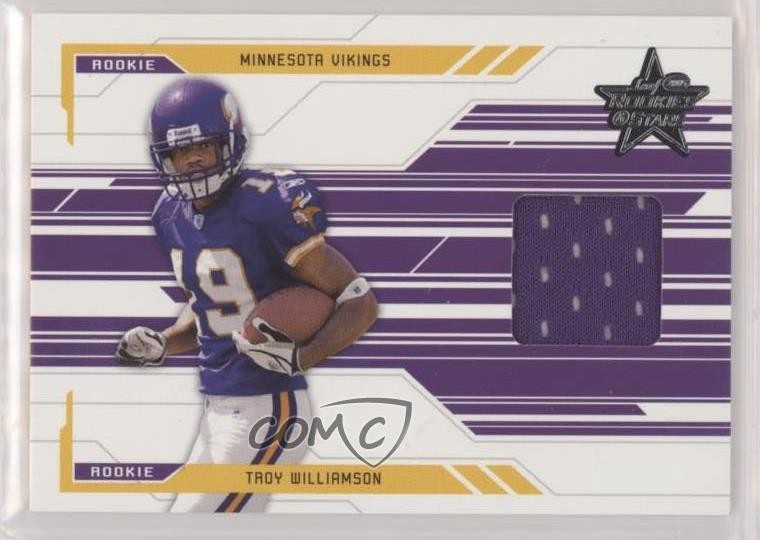 2005 Leaf Rookies & Stars Rookie 578/750 Troy Williamson #277 RC 08ql