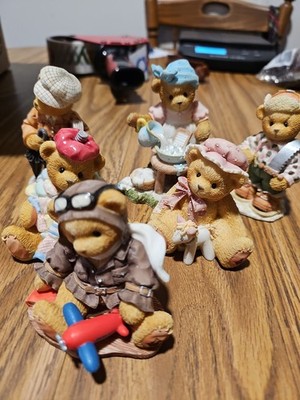 Vintage Lot Of 6 Cherrished Teddies