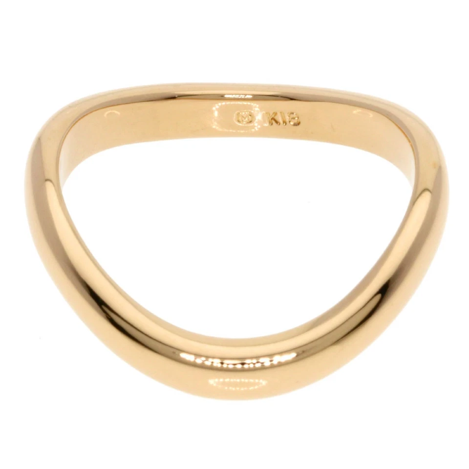 MIKIMOTO  curve Ring K18 Pink Gold  Ladies [Used] - Image 4 of 4