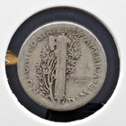 1937-P Mercury Dime 90% Silver US Mint Philadelphia  — photo 2