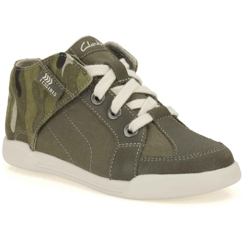 Clarks Kids Kintor Camo Ankle Boots (26100302)