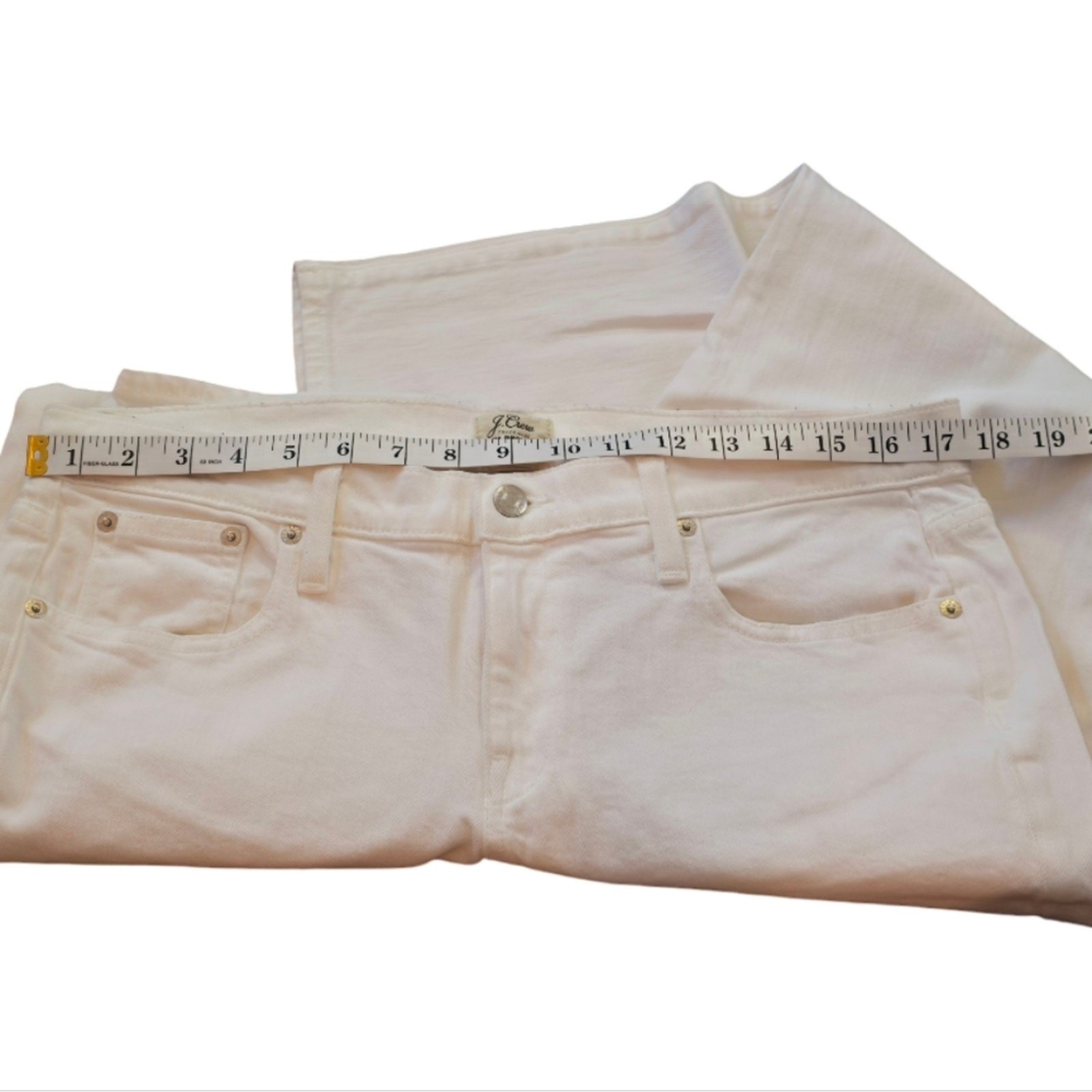 J. CREW Slim Broken-In Boyfriend Jeans In White 30 image 5