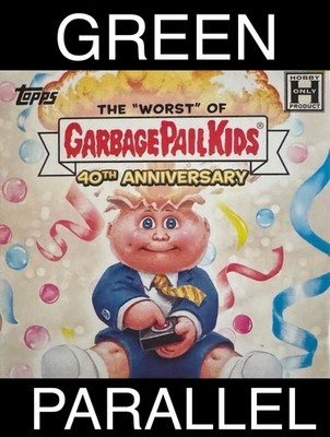 GREEN 2025 Topps Worst of Garbage Pail Kids 40th Complete Your Set GPK U Pick