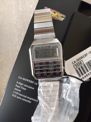 Casio CA-500WEBF-1A Back To The Future Limited Edition Neu