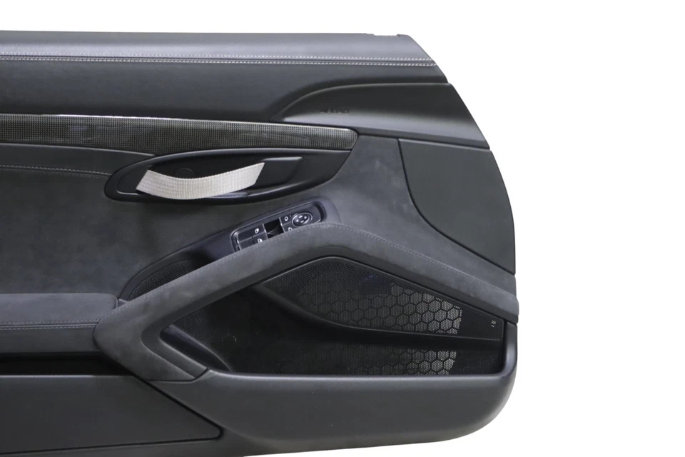 Panel de puerta interior de cuero delantero izquierdo y derecho Porsche 991 911 GT3 RS 2016 OEM Foto 4 de 4