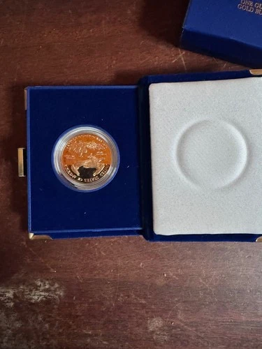 1986-W $50 American Gold Eagle 1 oz Bullion Proof US Coin with COA & Box OGP