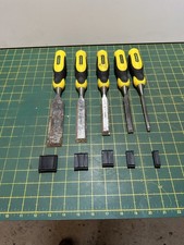Wie vorgefunden abgestuft 5er Set Nr. Stanley Dynagrip Schlagkappe Schrägkantenmeißel