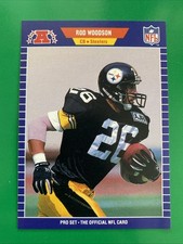 Rod Woodson 1989 Pro Set Rookie RC Card #354