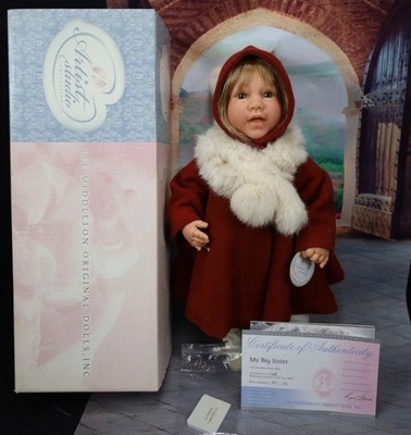 Lee Middleton Doll My Big Sister By Reva Schick Club Members With Box And Coa