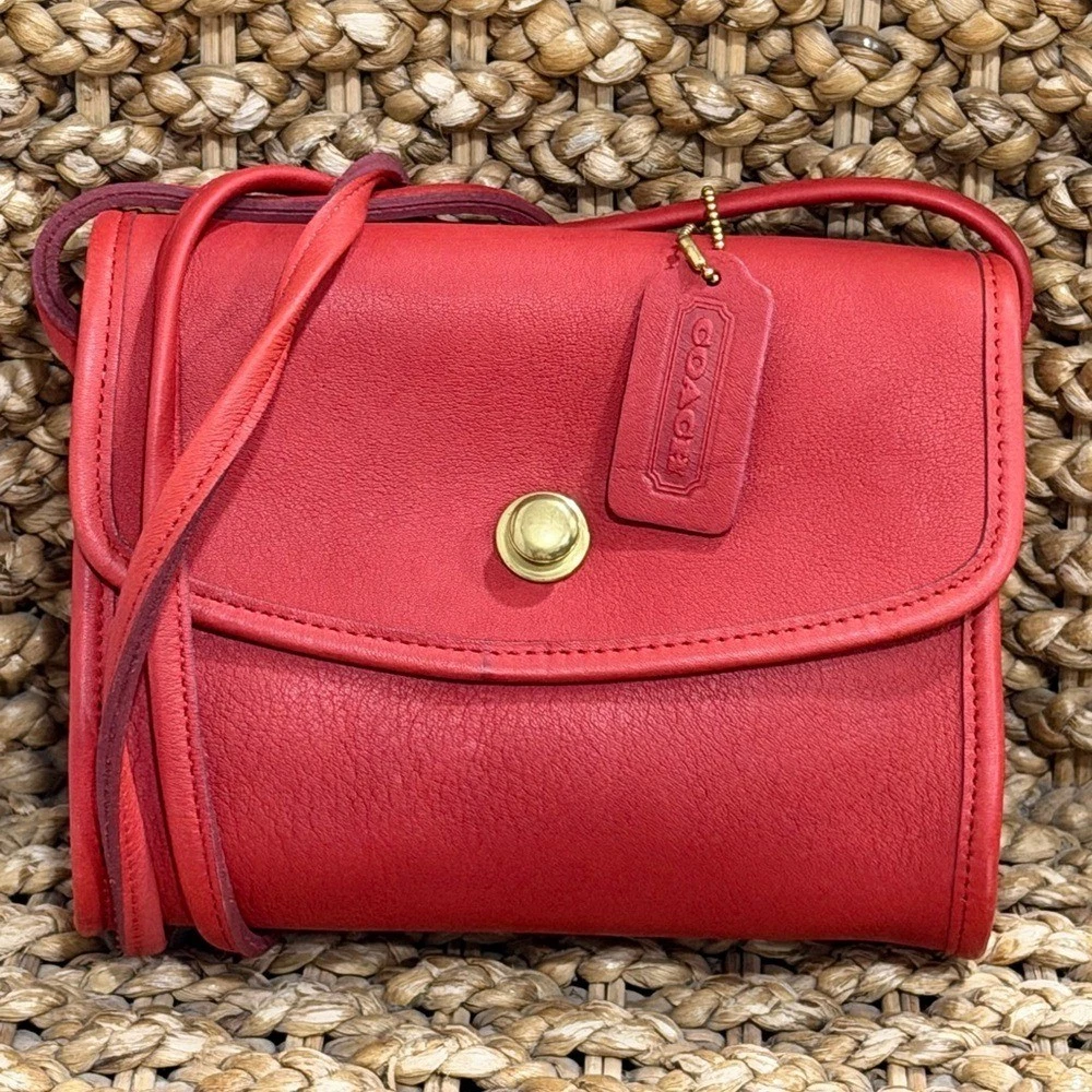 Coach Leather Red Vintage Bags, Handbags & Cases for sale | eBay