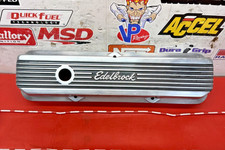 1 Only Edelbrock 4277 Elite Ii Series Aluminum Pol. Valve Cover Ford Fe 390 427