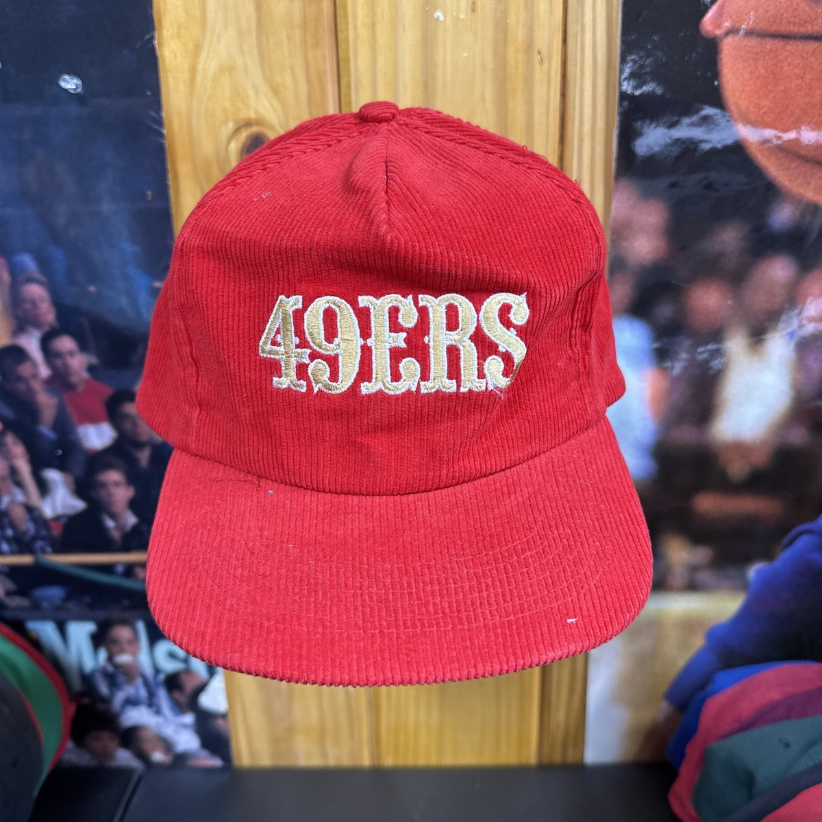 VINTAGE San Francisco 49ers Hat Cap Snap Back Red NFL Football