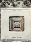 1 oz .999 Silver GEIGER EDELMETALLE Bar In Assay plastic holder.