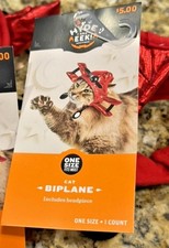 Hyde and Eek Pet Cat/Dog Halloween Costume Biplane Plane Dog Cat