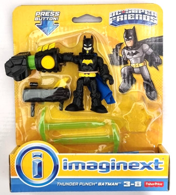 imaginext dc super friends Thunder Punch Batman Figur
