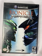 Bionicle Heroes Nintendo GameCube CIB Complete Manual Tested Working LEGO