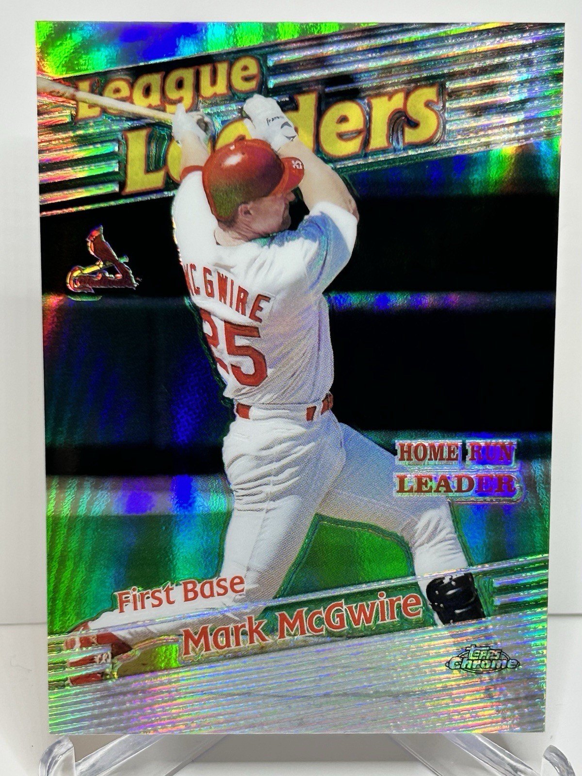 Mark McGwire - 1999 Topps Chrome - HR League Leaders Refractor 223🔥Cardinals🔥