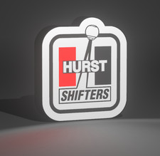 Hurst shifters lightbox XL LED Man Cave Slot car Sign Custom