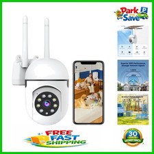 1080P WiFi Security Camera with 360 Pan/Tilt, Color Night Vision 2-Way Audio