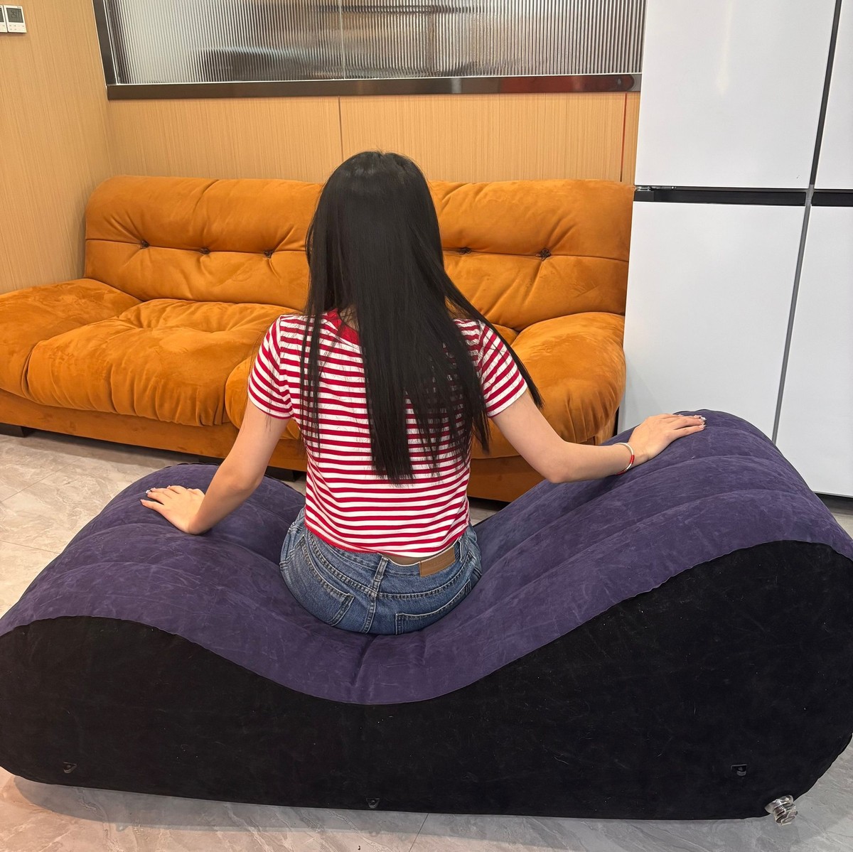 Chaise Oreiller Gonflable Pour Positions Bondage Et Soutien SM - Neuf