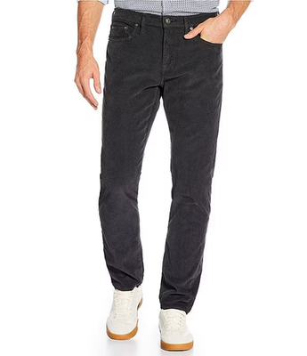 パンツ CORDUROY BAKER / CHARCOAL GRAY32 ROUNDTREE & YORKE Charcoal Gray Corbin Straight Fit Cord Corduroy