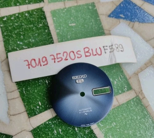 Vintage Watch Seiko 5 7019-7520 Blue Dial Nos