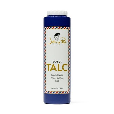 JOHNNY B. Professional Barber Talc Talcum Powder 7 7 Ounce (Pack of 1), White 