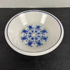 VTG Mikasa Windmill Rim Light N Lively Serving Bowl 9.25” OVEN TO TABLE