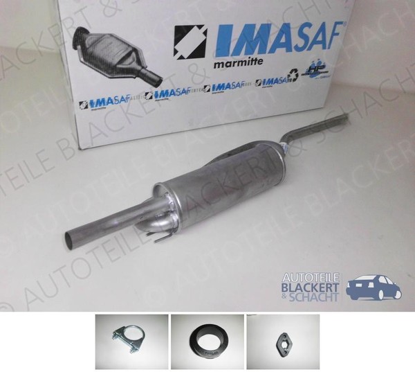 Imasaf ESD Auspuff Endtopf für Peugeot 305 I+Ii Break 1.3/1.5/1.5D/1.9D +ZubehöR-image