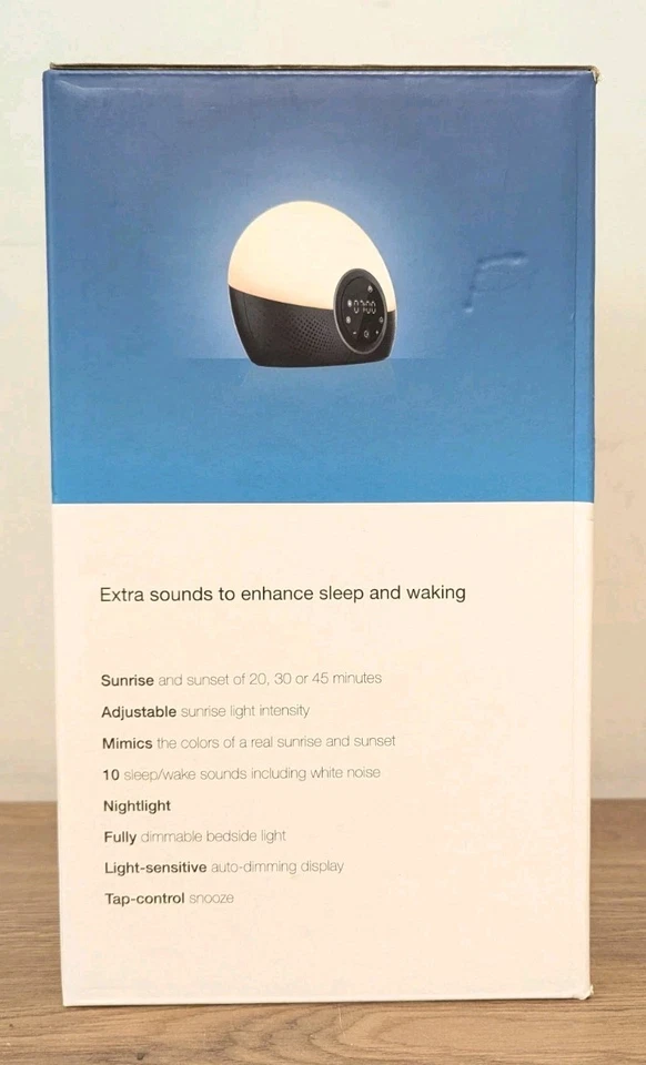 Lumie Bodyclock Glow 150 - Alarm Clock Simulates Sunrise & Sunset - Bedside - Image 4 of 4