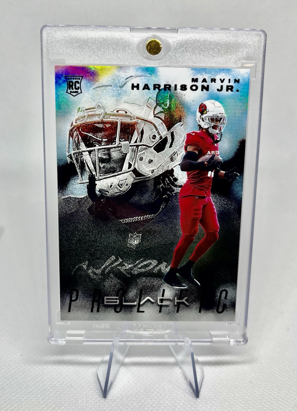 2024 Panini Black Marvin Harrison Jr. Prolific Case Hit Rookie Arizona Cardinals