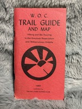 W. O. C. Trail Guide and Map - 1981 Hiking and Ski Touring - Vintage Book