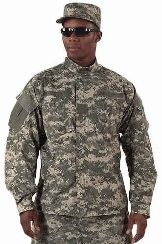 Army Combat Uniform Camouflage Rip Stop Made To Military Specs Rothco ACU - Bild 10 von 19