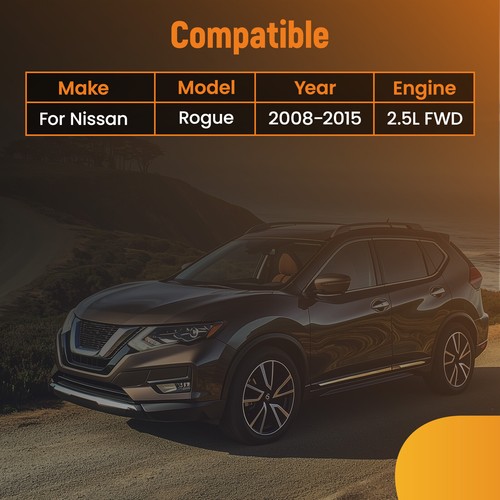 Montaje de motor y transmisión 4 piezas para Nissan Rogue 2,5 L tracción delantera 2008-2015 A4351 A4352 - Imagen 2 de 12