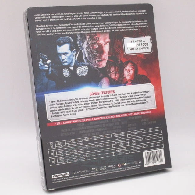 Terminator 2: Judgment Day (3D) [Steelbook] FilmArena E5 - NEU / sealed - Bild 2 von 2