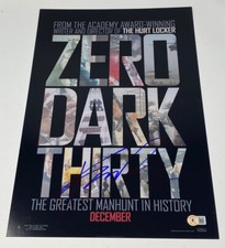 Kathryn Bigelow Signed Autograph 12x18 Movie Poster Zero Dark Thirty Beckett COA