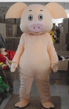 Christmas pig Mascot Party Cosplay Pig Parade Costume Outfit Game Adult Parade